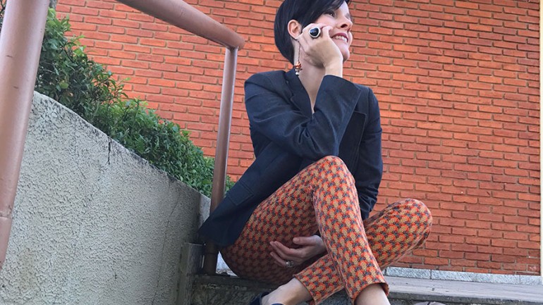 SKINNY ESTAMPADA E MOCASSIM
