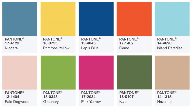 CORES PANTONE PRIMAVERA VERÃO 2017/18