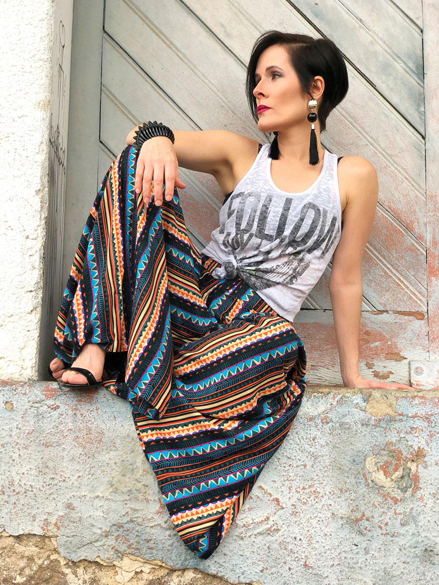 LOOK HI-LO COM PANTALONA