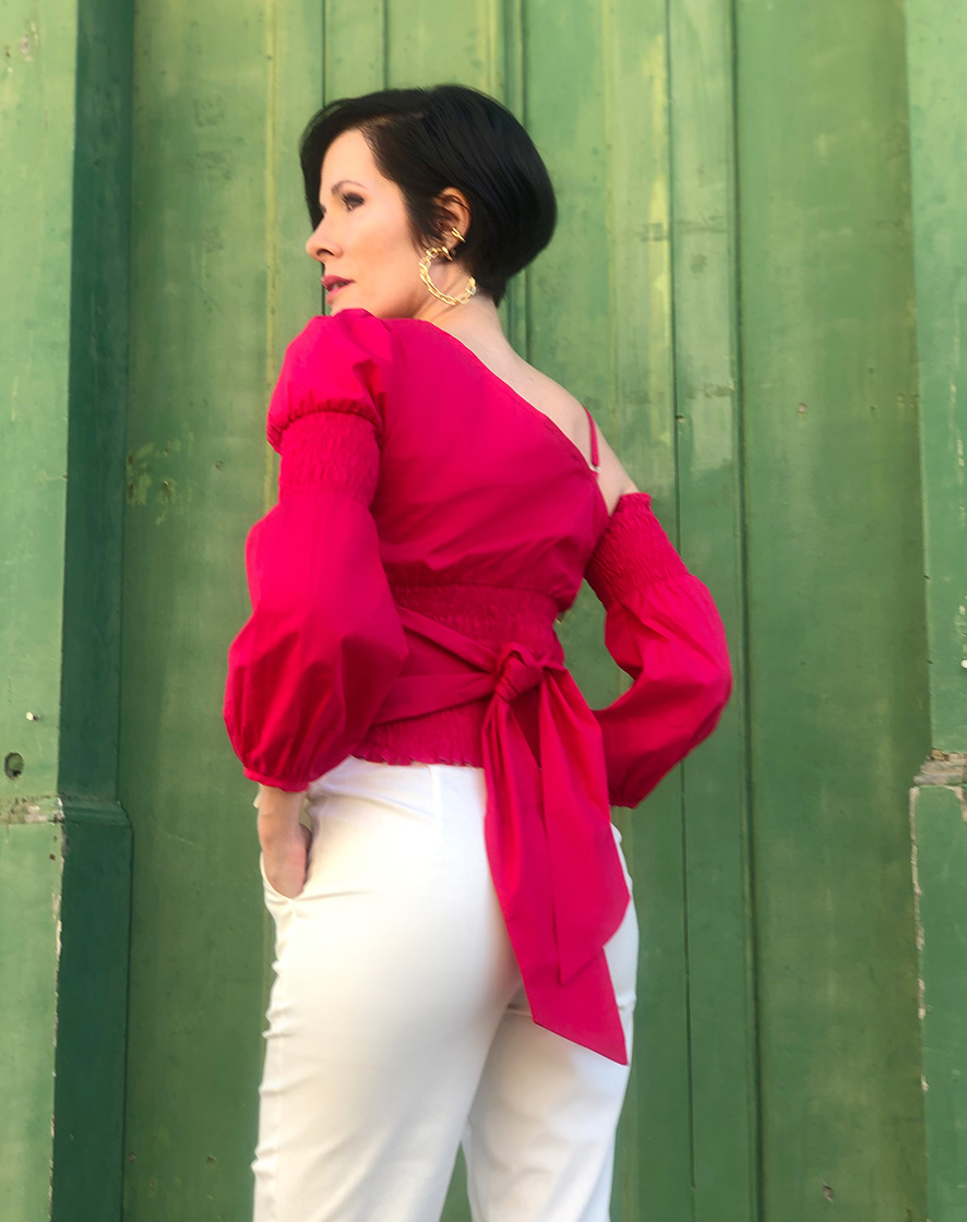 LOOK PINK E BRANCO